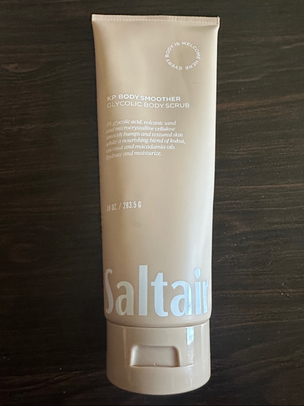 Saltair KP Body Smoother 5% Glycolic Acid Body Scrub - new / sealed